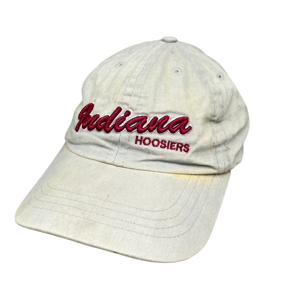 Vintage Indiana Hoosiers Hat Mens Made USA College Sports Basketball University